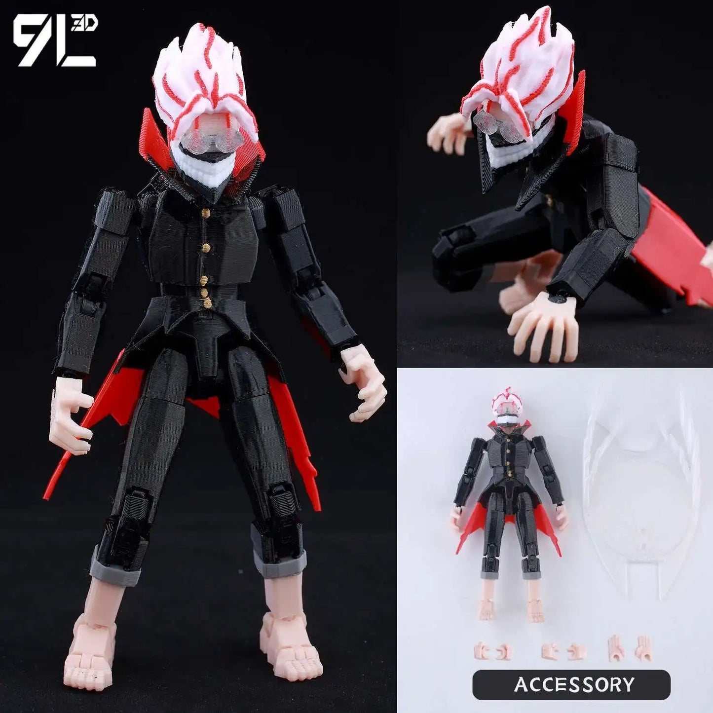 **** 9L3D Dandadan Heroes AyaseMomo Titan13 Multi-Jointed Anime Action Figure