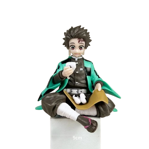 Tanjiro Kamado Sitting Pose Action Figure – Demon Slayer Anime PVC Collectible