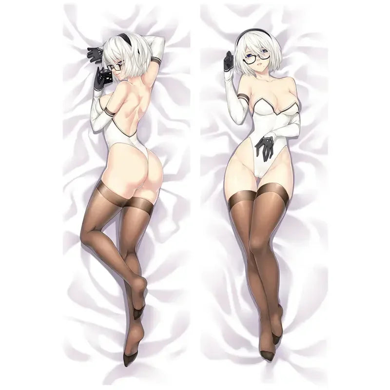 WAIFU Anime NieR:Automata Decorative Pillow Case YoRHa Type A No. 2B 9S