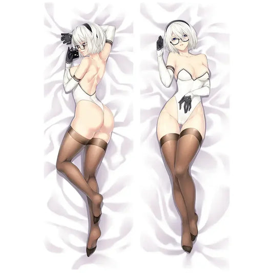 WAIFU NieR:Automata Double-Sided Pillow Case YoRHa Type A No. 2b 9S
