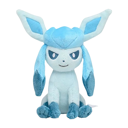 Pokemon Glaceon Plush Stuffie – 8" Ice-Type Stuffed Toy