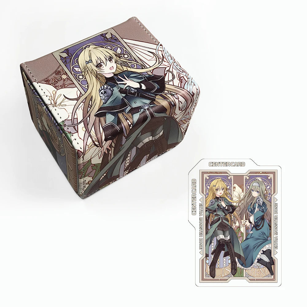 Yugioh Exorsister Figures Elise Stella Deck Box Yu-Gi-Oh! TCG Storage