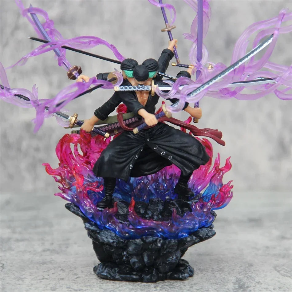 5.9" Asura Zoro Figure – One Piece PVC 9-Sword Style Statue