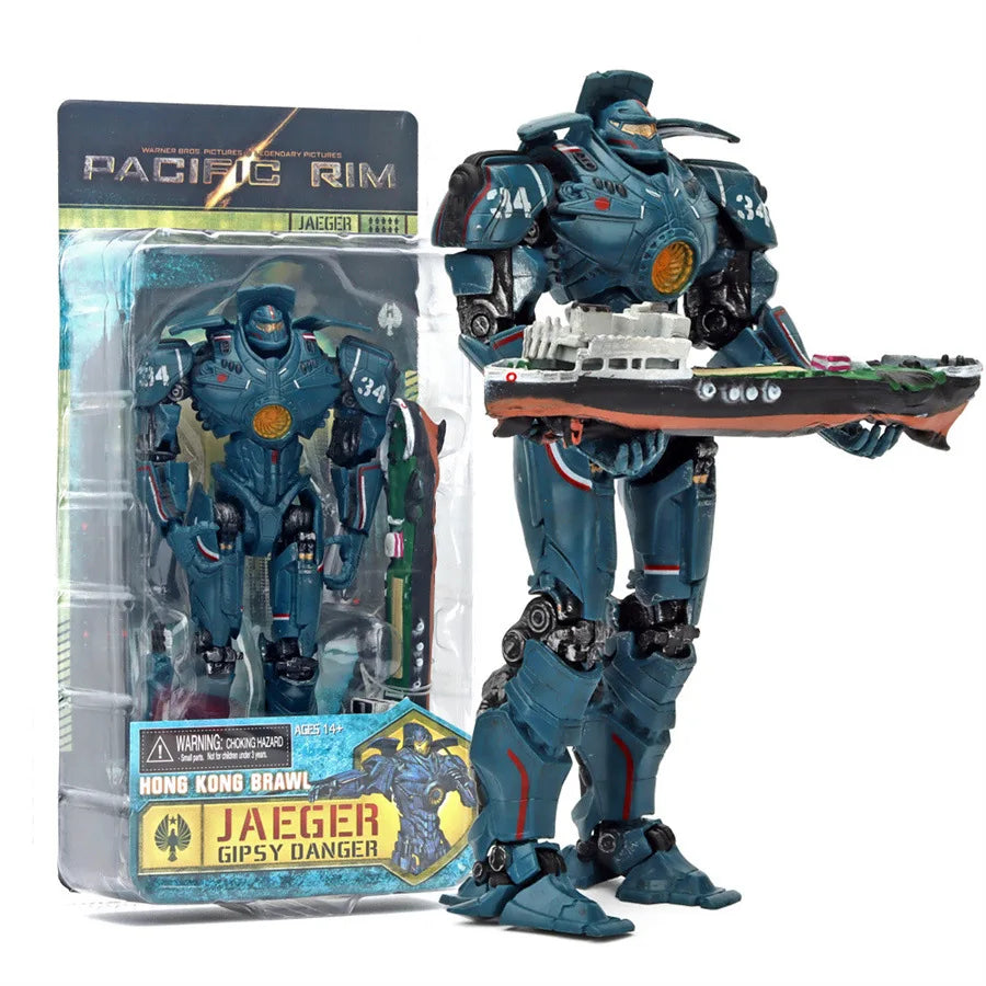 Pacific Rim Gipsy Danger Action Figure Model Kit Mech Warrior Collectible