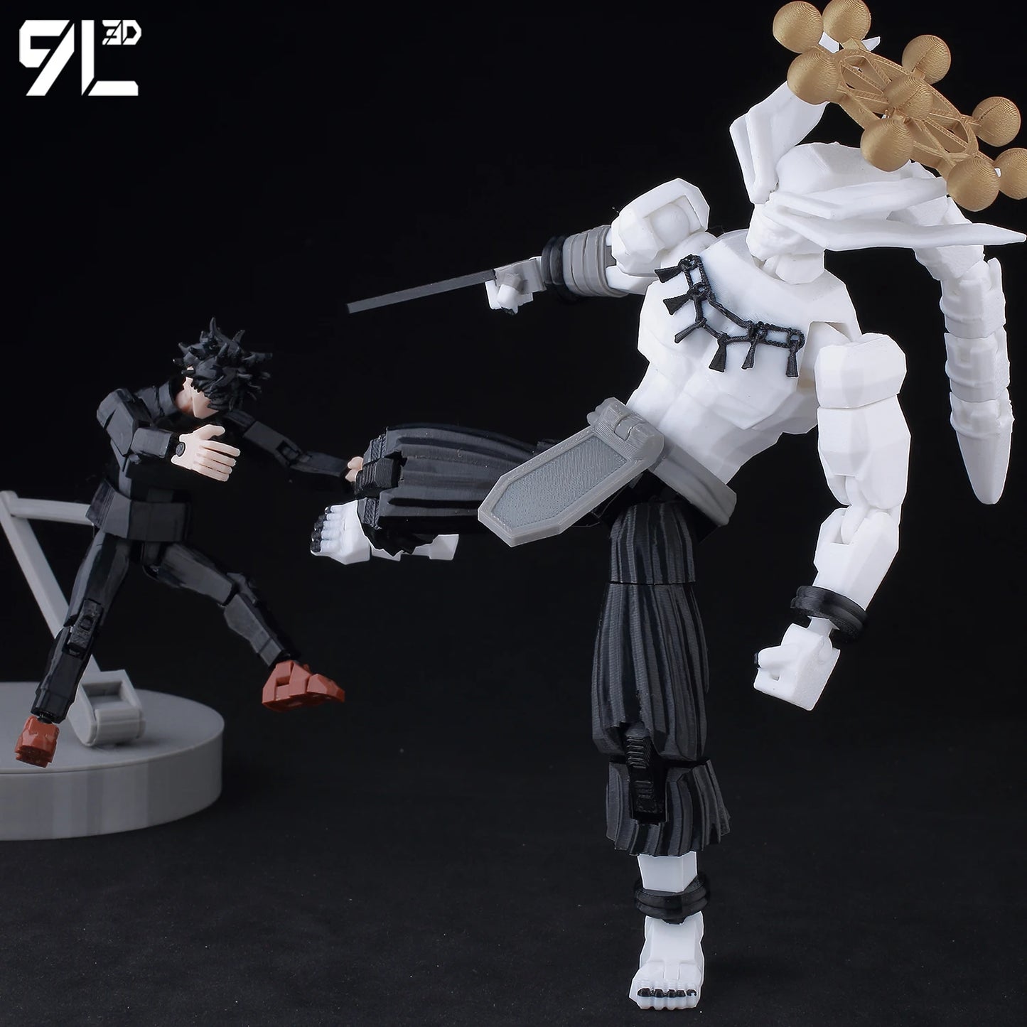 **** 9L3D Printed Jujutsu Kaisen Action Figures Sukuna Yuji Yuta Gojo