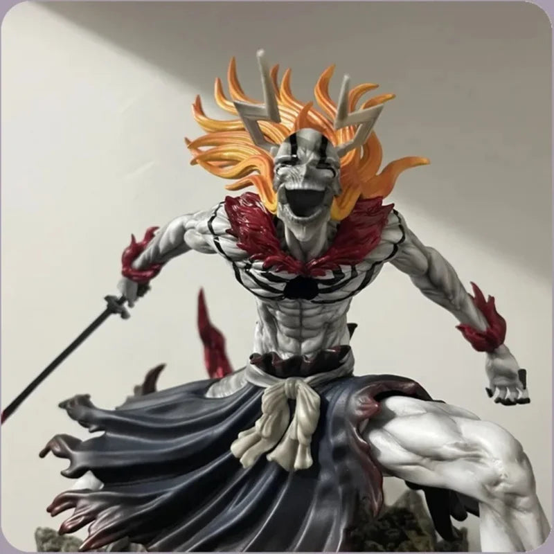 **** Bleach Ichigo Hollowfied Action Figure 23cm Getsuga Tensho Collectible Toy