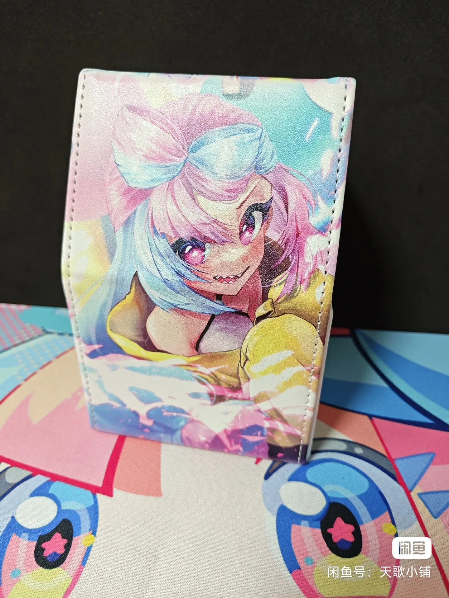 Pokemon Lono Deck Box Cute Anime Girl PTCG Trading Card Storage Case