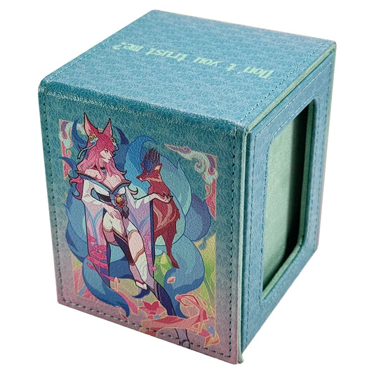 Diy Ahri Card Storage Box TCG Protection Gift Fantasy Collectible
