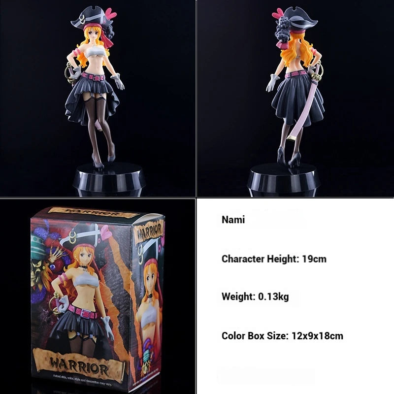 7.5" Nami Figure – One Piece Warrior PVC Anime Statue