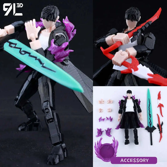 9L3D “Lucky Dummy 13” Jinwoo Figure – 5.5-Inch Shadow Monarch Model