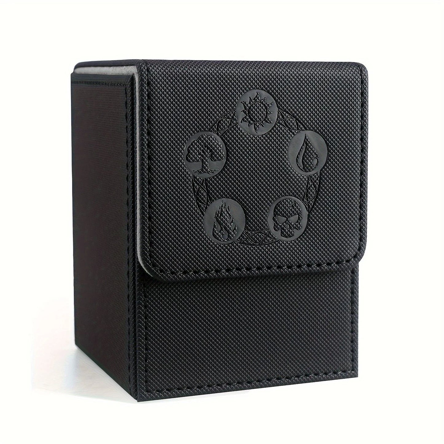 100+ Card Deck Box PU Leather Magnetic Case for TCG MTG Pokémon Yugioh