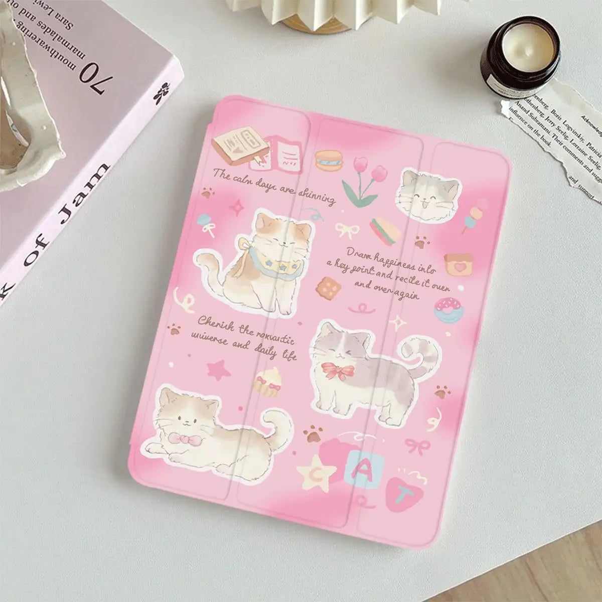 Musical Cat Smart Case for iPad 10.2 11 12.9 Air Pro 6th 5th 2025