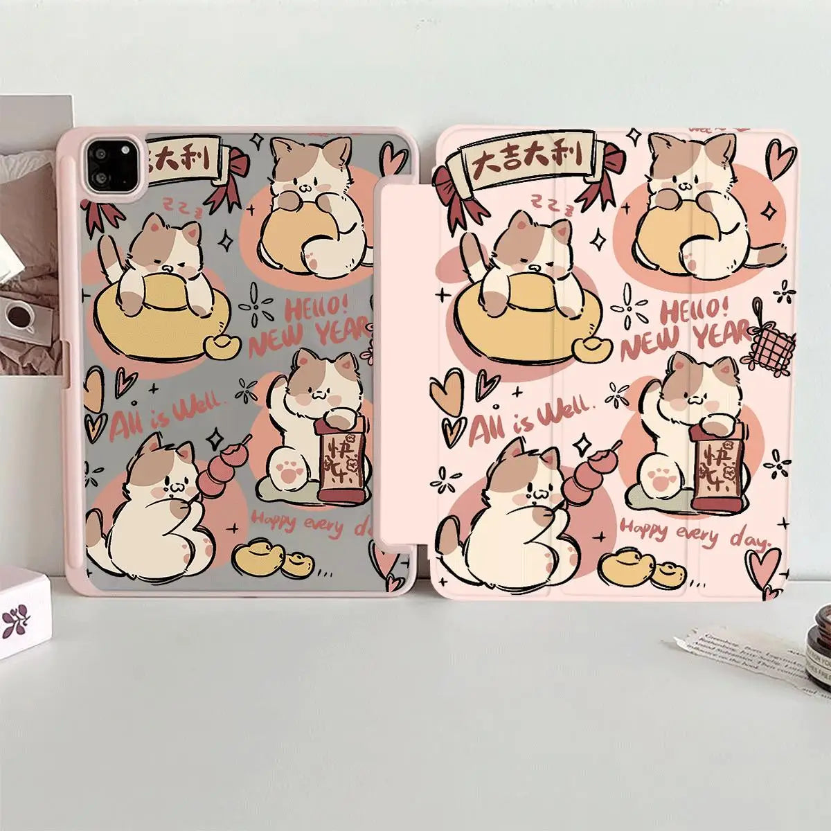 Musical Cat Smart Case for iPad 10.2 11 12.9 Air Pro 6th 5th 2025