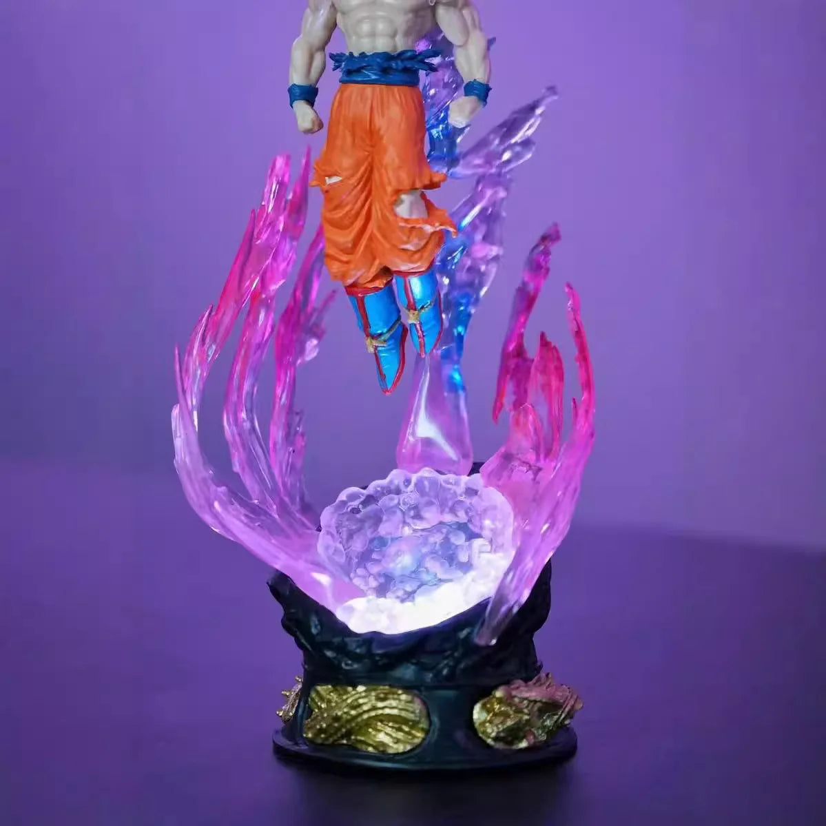 24cm Anime Dragon Ball Son Goku Ultra Instinct Action Figure Model Gift