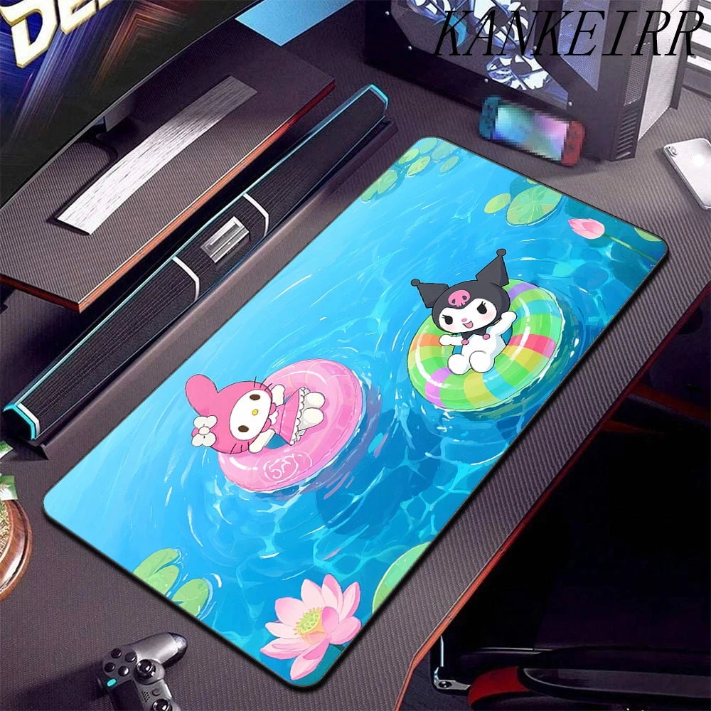 **** XXL Mouse Pad Anime Kuromi Desk Mat Gaming Rug 900x400 Waterproof Non-Slip