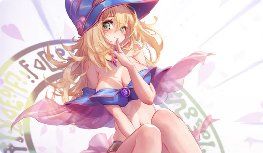 YuGiOh Dark Magician Girl TCG Playmat Rubber Gaming Mouse Pad 600x350mm
