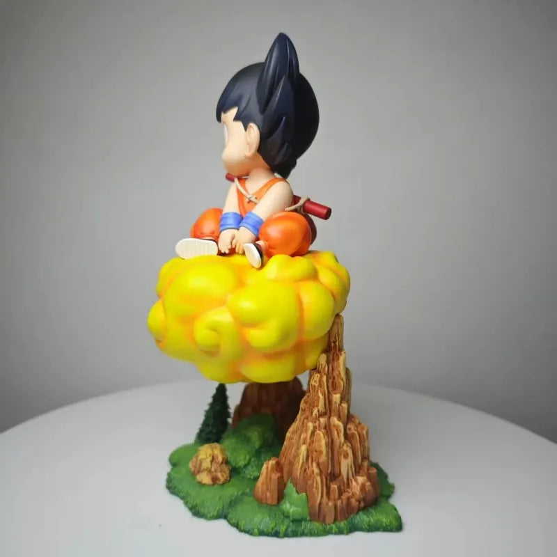 **** In Stock 20cm Dragon Ball Goku PVC Action Figure Sitting on Cloud