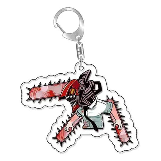 Chainsaw Man Denji Devil-Form Acrylic Keychain – 1.6 × 2.4-Inch Bag Charm