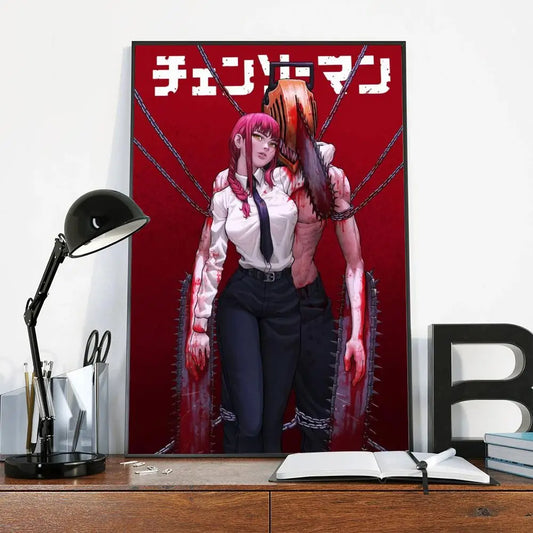 Chainsaw Man – Makima & Chainsaw Devil Poster