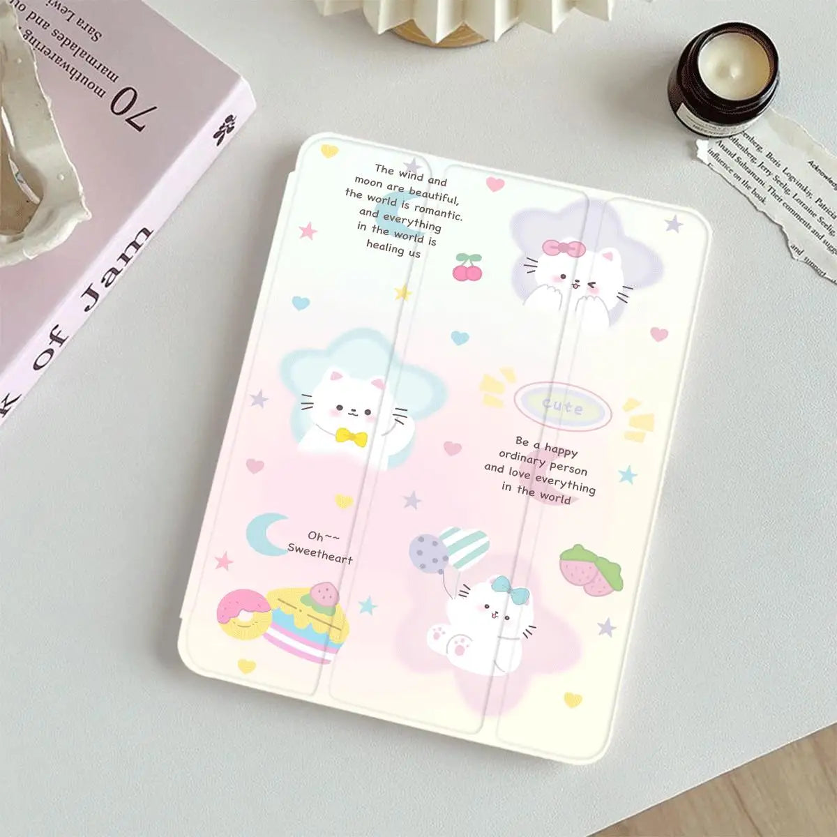 Musical Cat Smart Case for iPad 10.2 11 12.9 Air Pro 6th 5th 2025