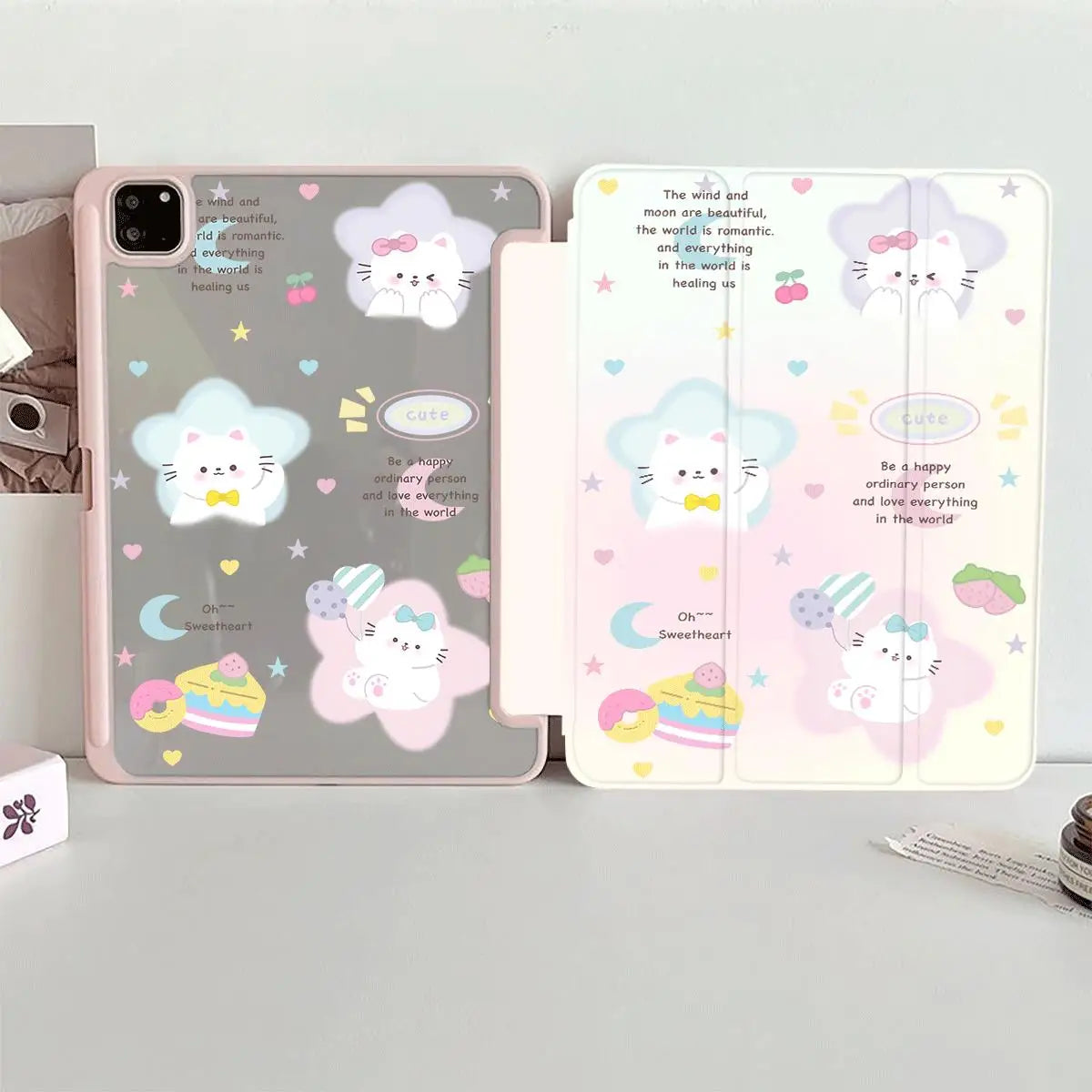 Musical Cat Smart Case for iPad 10.2 11 12.9 Air Pro 6th 5th 2025