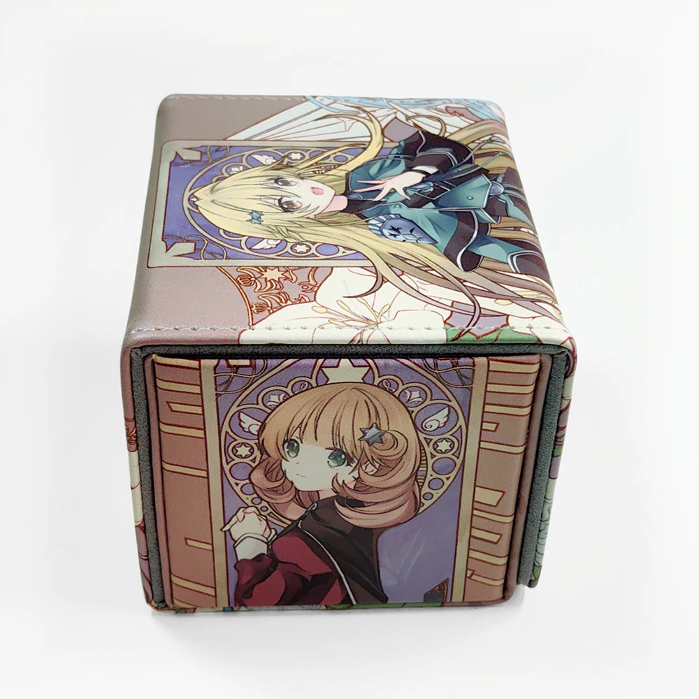Yugioh Exorsister Figures Elise Stella Deck Box Yu-Gi-Oh! TCG Storage