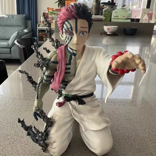 In Stock 13cm Demon Slayer Akaza Hakuji PVC Action Figure Doll