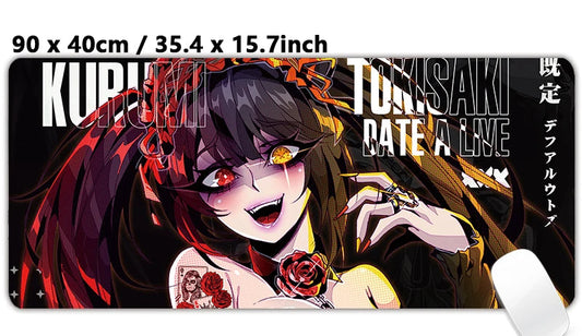 Maxoc “Gothic Timebreaker” XXL Kurumi Mouse Pad Playmat – 35.4 in x 15.7 in