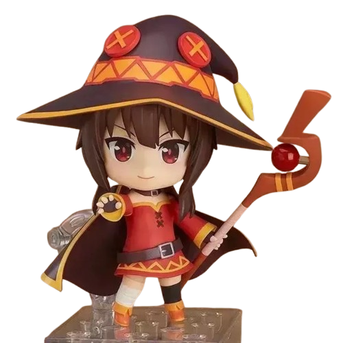 KonoSuba | Megumin Chibi PVC Figure – 7.5″ Crimson Arch-Wizard Collectible