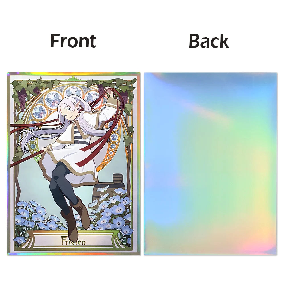 60-120pcs 67x92mm Card Sleeves Top Loader for MTG TCG Fern Anime