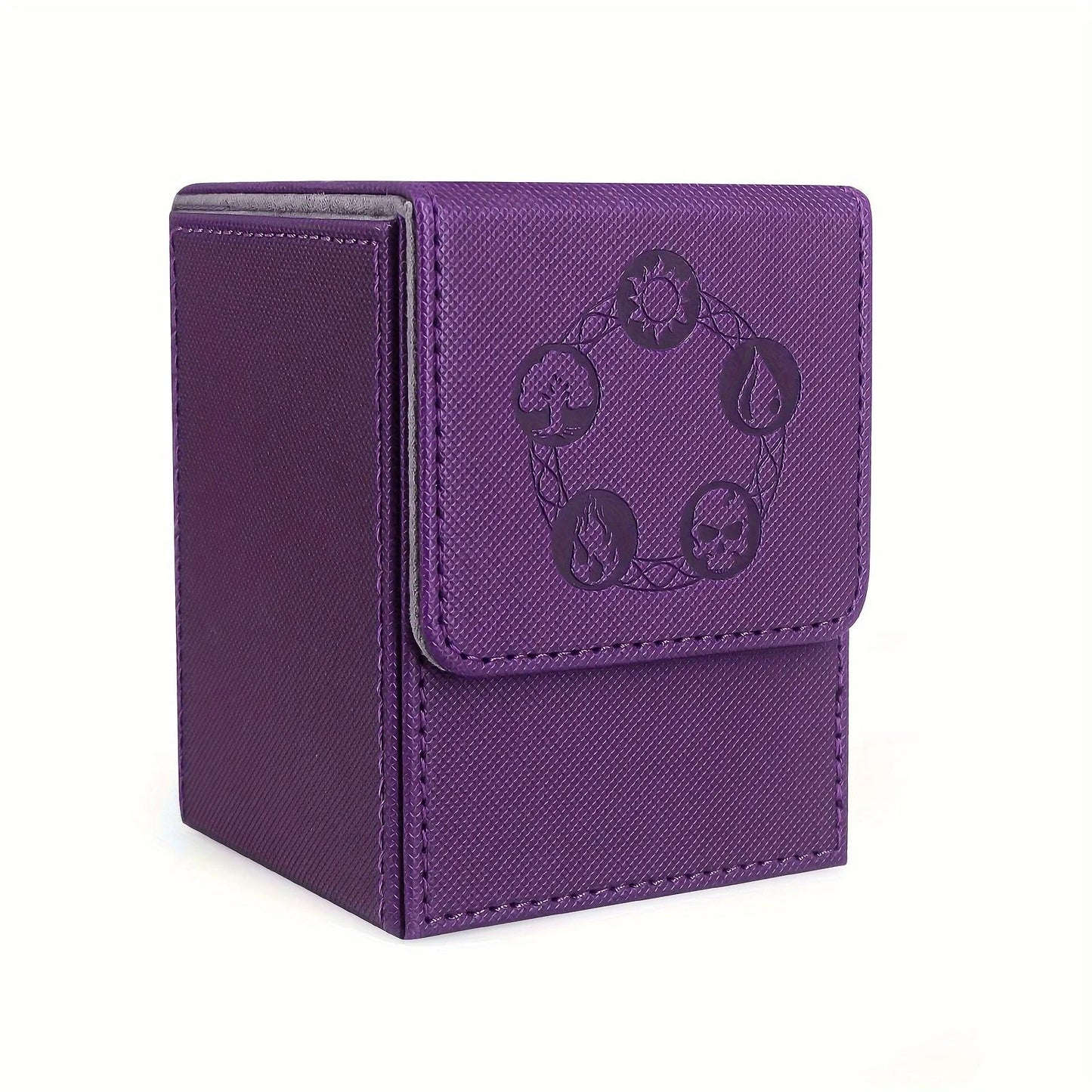 100+ Card Deck Box PU Leather Magnetic Case for TCG MTG Pokémon Yugioh