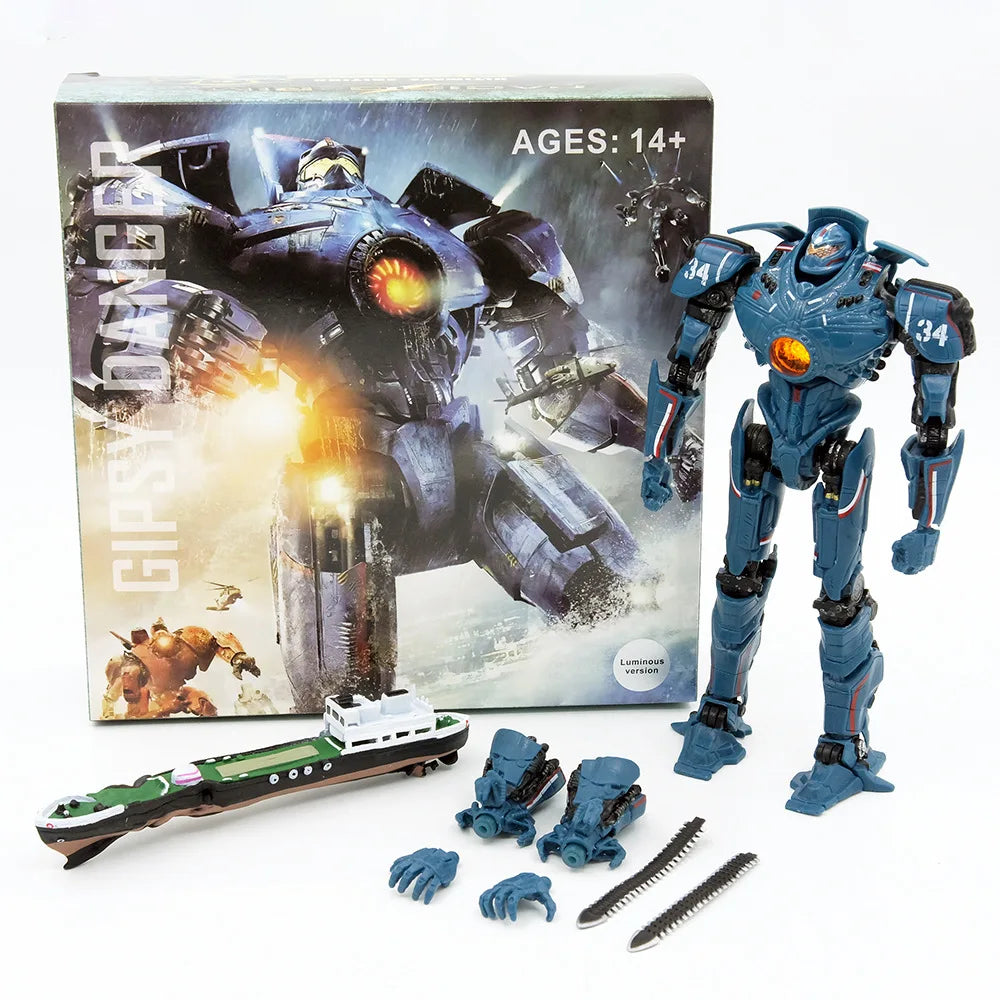 Pacific Rim Gipsy Danger Action Figure Model Kit Mech Collectible Toy