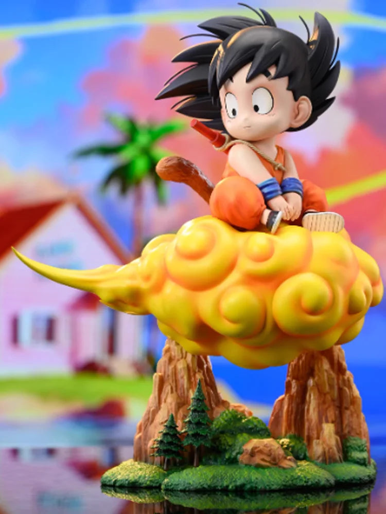 **** In Stock 20cm Dragon Ball Goku PVC Action Figure Sitting on Cloud