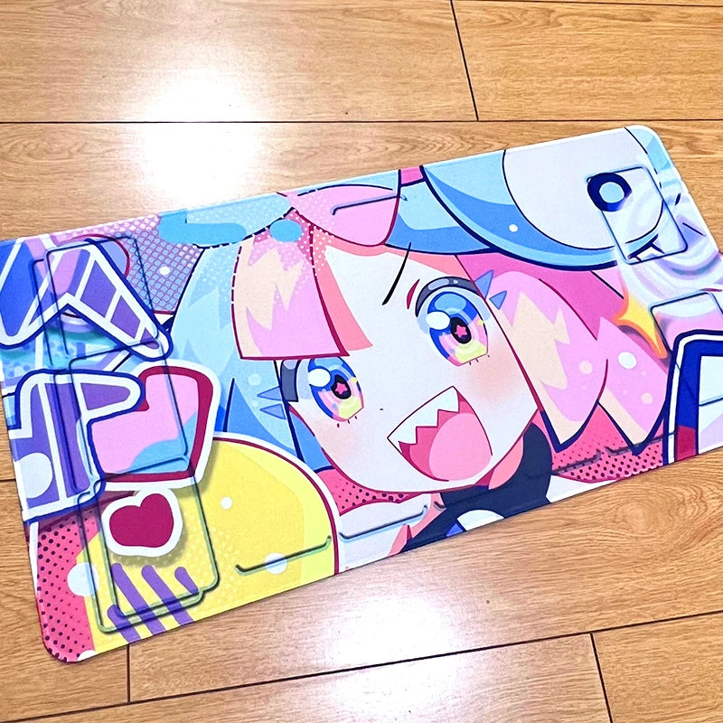 600X300X2Mm PTCG Trainer Nessa Iono Anime Card Mat Waterproof Rubber Pad