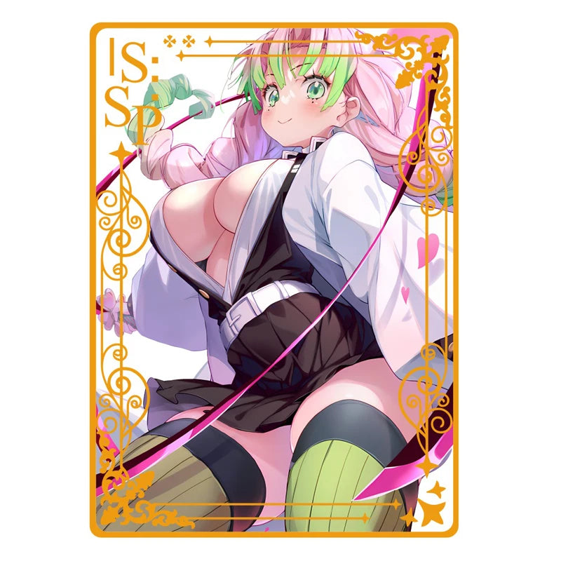 Goddess Story Metal Card Anime Swimwear Girl Collection