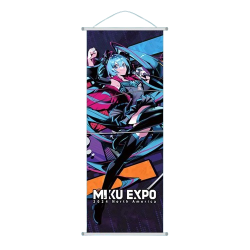 Hatsune Miku Tapestry Wall Scroll MIKU EXPO 2024 North America Edition