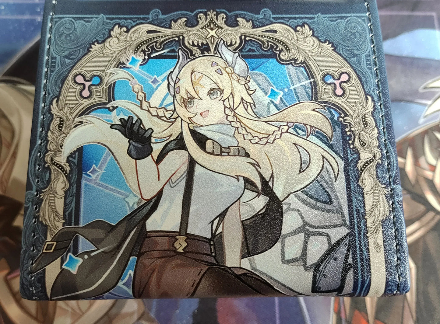 Yugioh Black Magician Girl PU Leather Deck Box Trading Card Storage