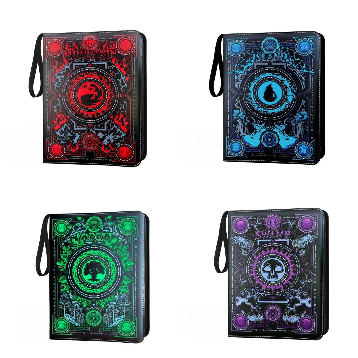 9 Pocket Card Binder with Sleeves for MTG TCG Yu-Gi-Oh Collector Album