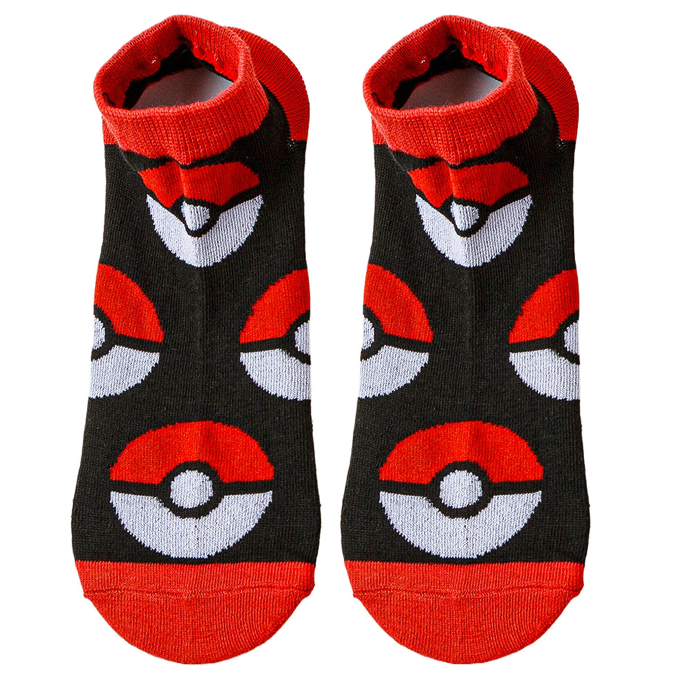 5Pairs BANDAI Pokemon Anime Socks Hip Hop Street Fashion Casual Socks
