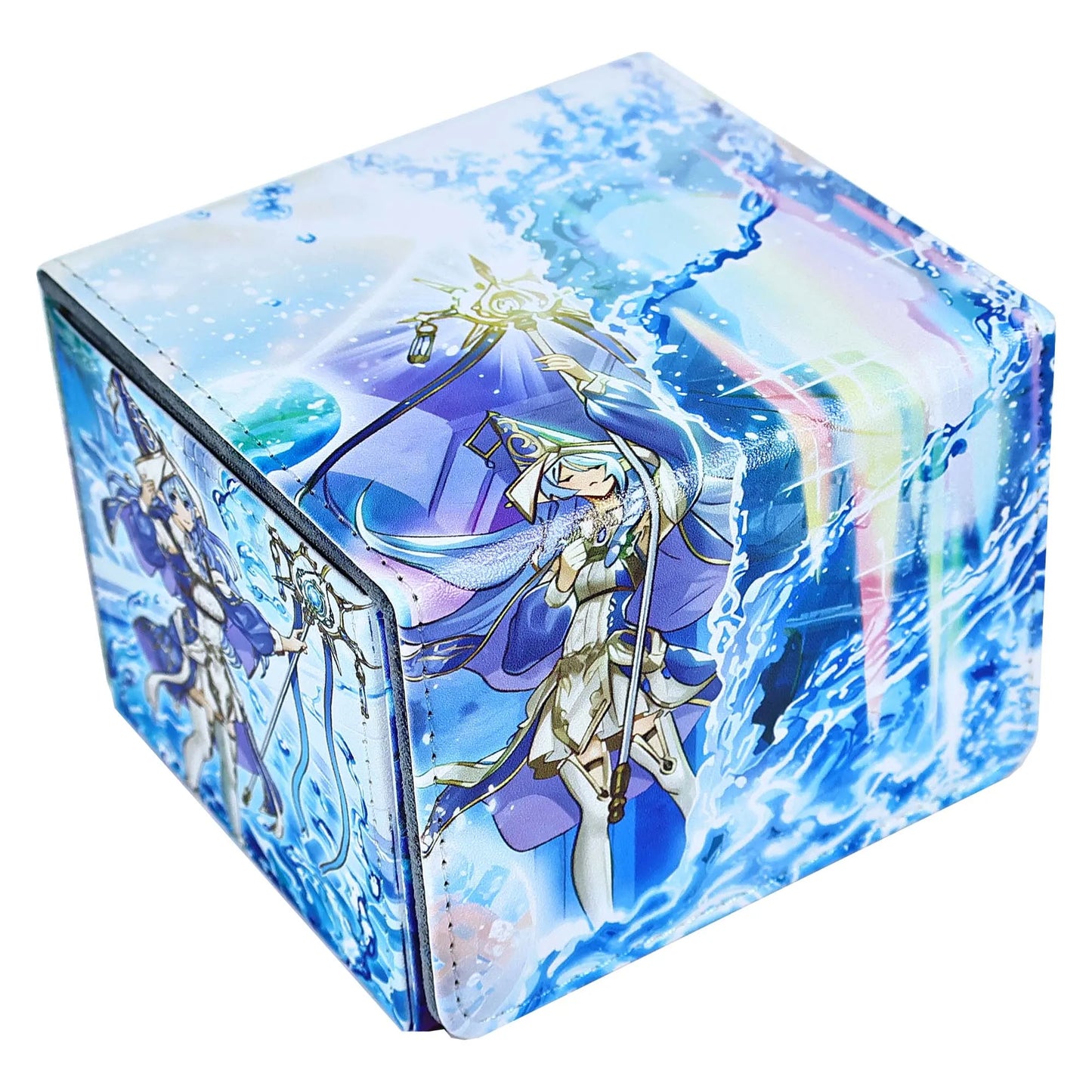 Diy Yu-Gi-Oh Aquamancer Card Storage Box Ygo Leather Collection Gift