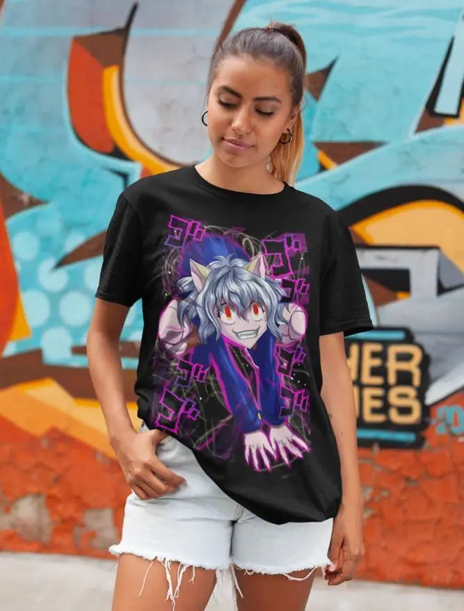 Hunter x Hunter Neferpitou T-Shirt – HXH Cat Chimera Ant Graphic Tee (2025 Edition)