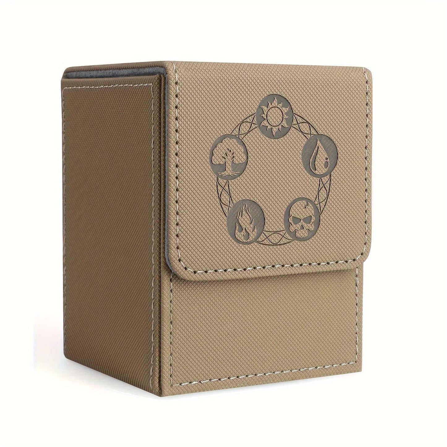 100+ Card Deck Box PU Leather Magnetic Case for TCG MTG Pokémon Yugioh