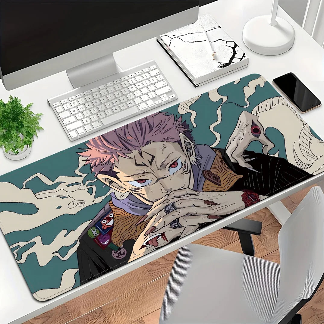 Jujutsu Kaisen Large Mouse Pad Non Slip Gaming Desk Mat Anime Design