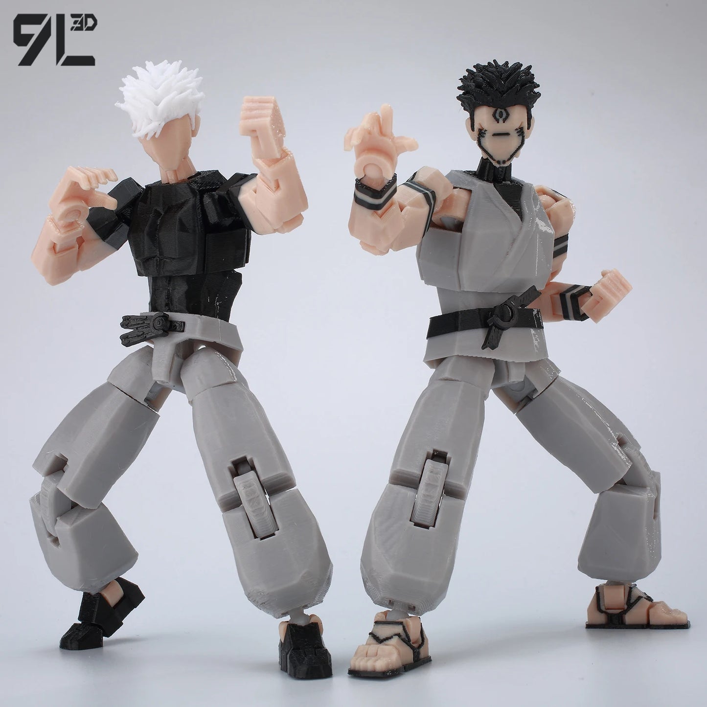 **** 9L3D Printed Jujutsu Kaisen Action Figures Sukuna Yuji Yuta Gojo