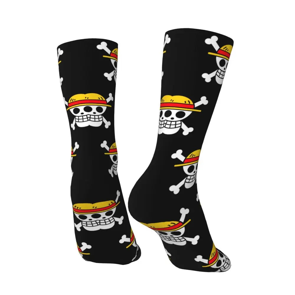 Fashion Men's Anime Socks Tony Tony Chopper Luffy Zoro Law Unisex Crew