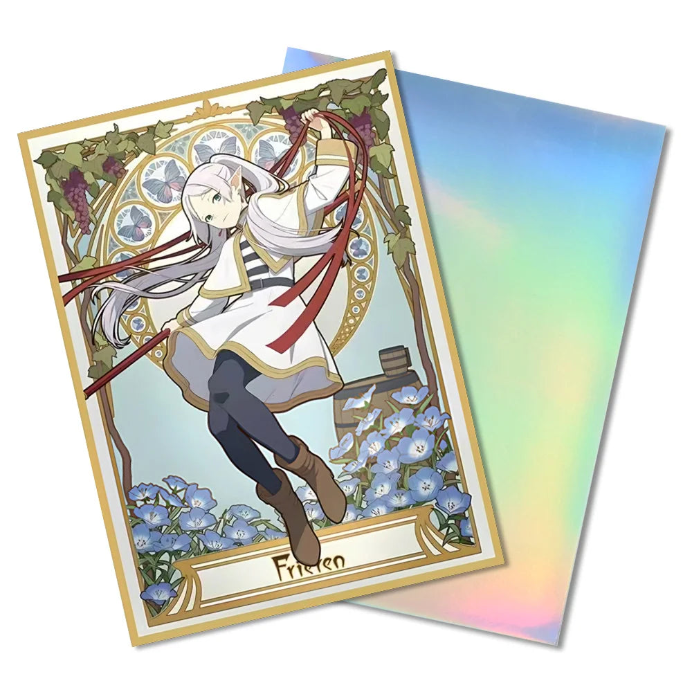 60 PCS Anime Card Sleeves Protector for TCG PTCG PKM Frieren Art