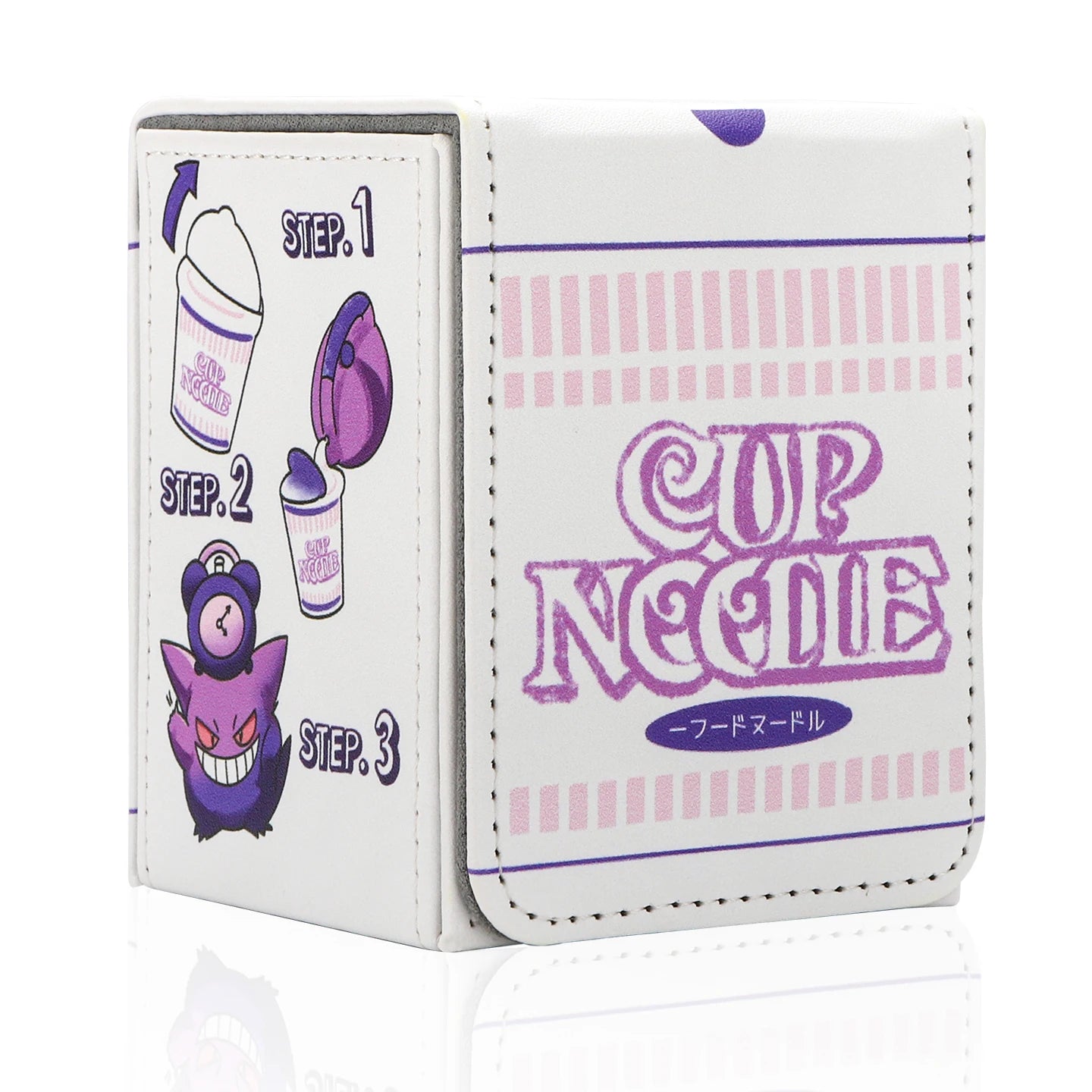 Diy Cartoon Ptcg Gengar Cup Noodle Card Storage Box Rocket Team Gift