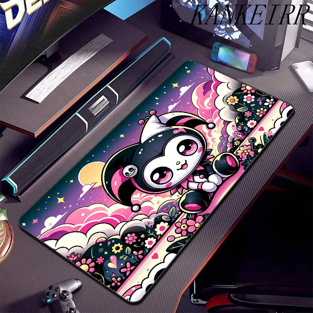 **** XXL Mouse Pad Anime Kuromi Desk Mat Gaming Rug 900x400 Waterproof Non-Slip
