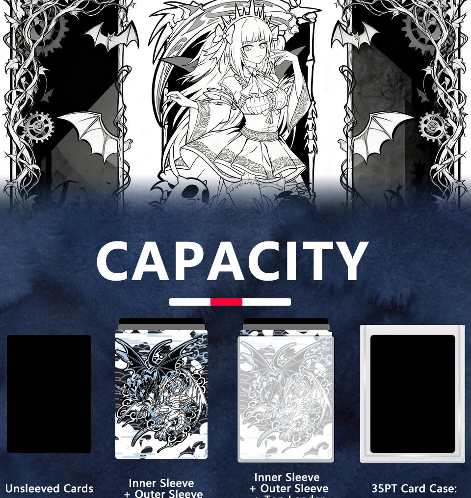 The Lightless Shadow Yugioh TCG Deck Box Magnetic PU Leather Storage