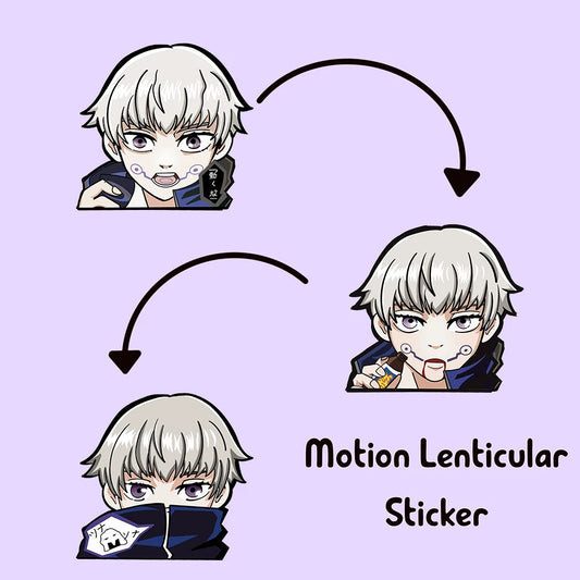Toge Inumaki 3D Motion Sticker – Jujutsu Kaisen Lenticular Decal
